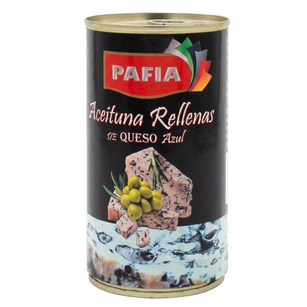 Aceitunas Rellenas de Queso Azul Pafia 150g