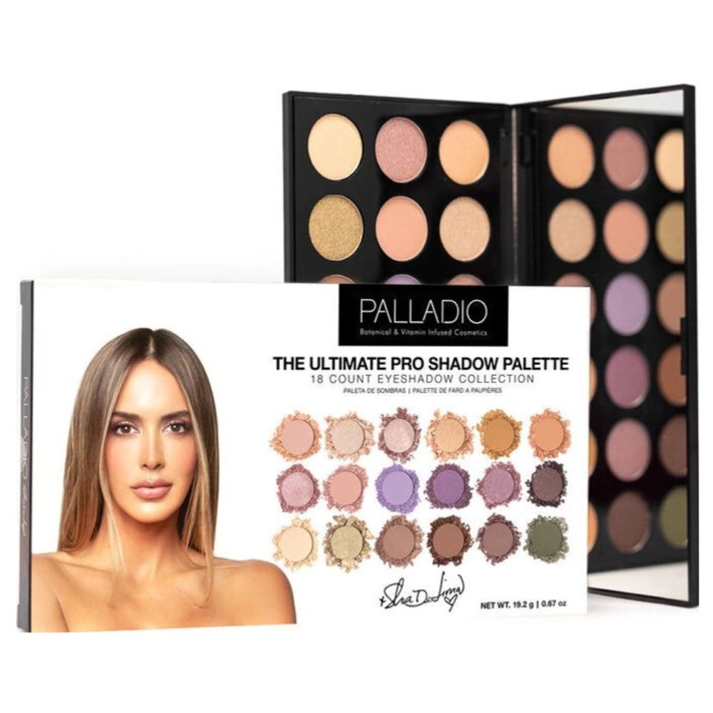 Palladio Paleta De Sombras The Ultimate Pro N10 18 Colores 19.2g