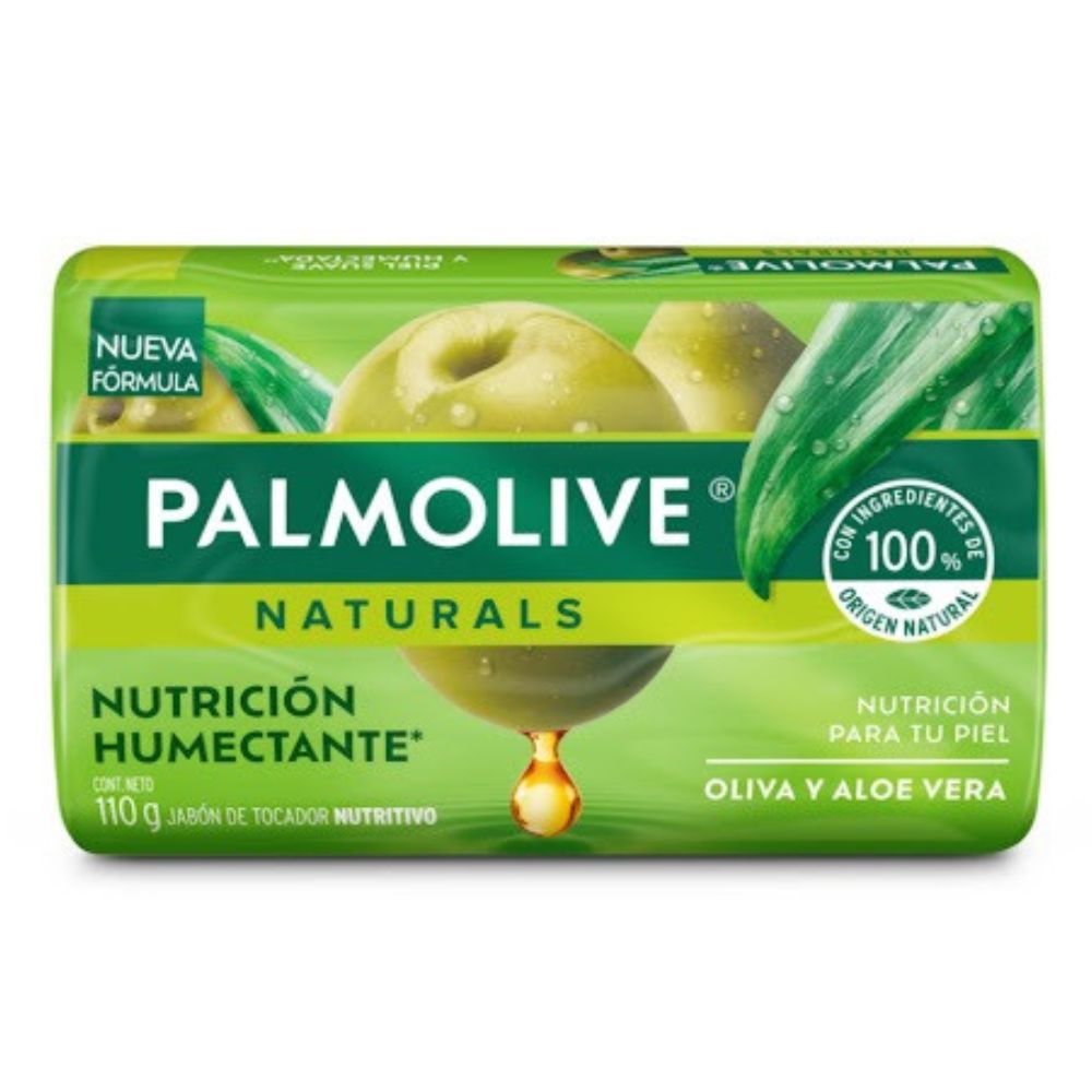 Palmolive Jabón En Barra Oliva-Aloe 110gr