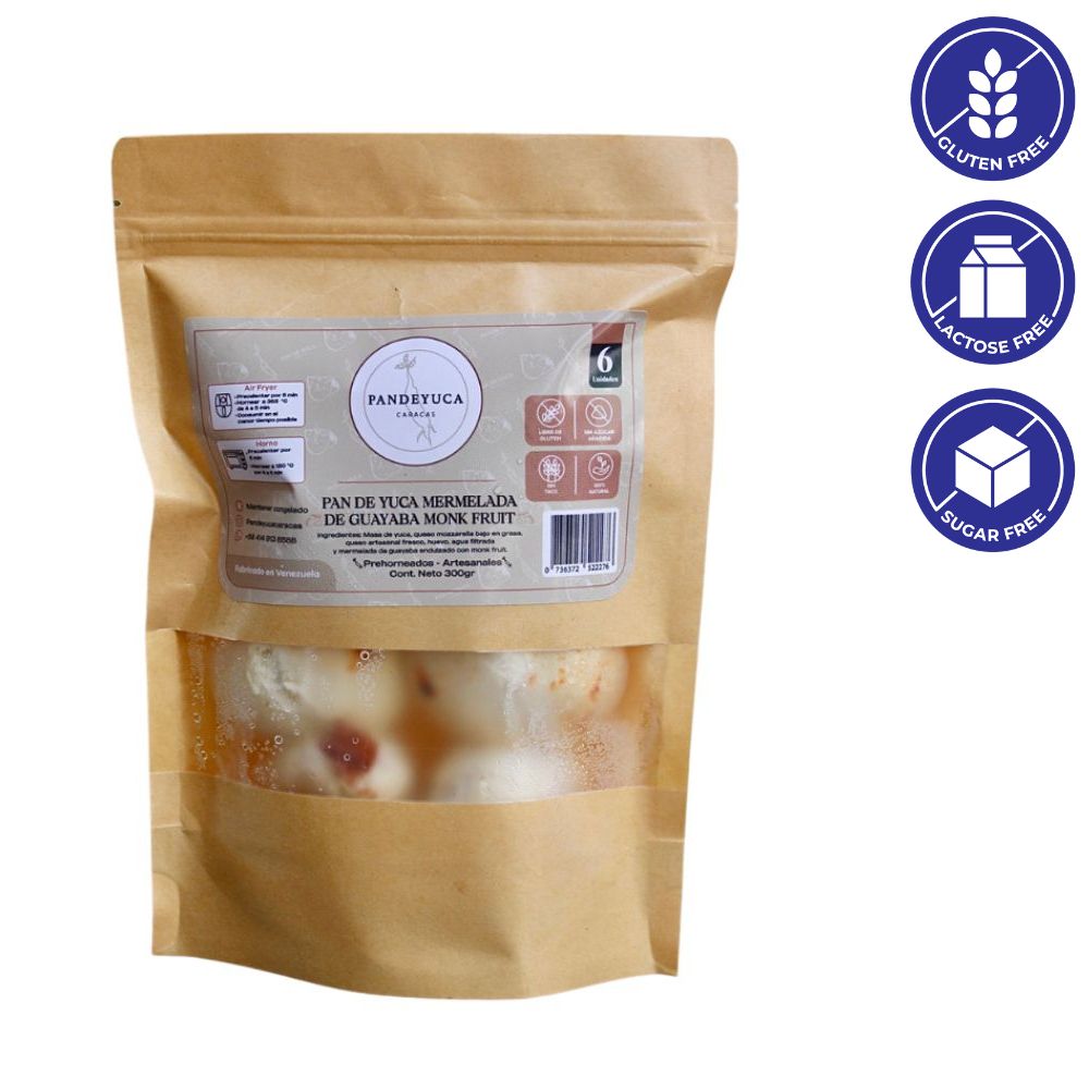 Pan de Yuca Con Guayaba Monkfruit 6 Und