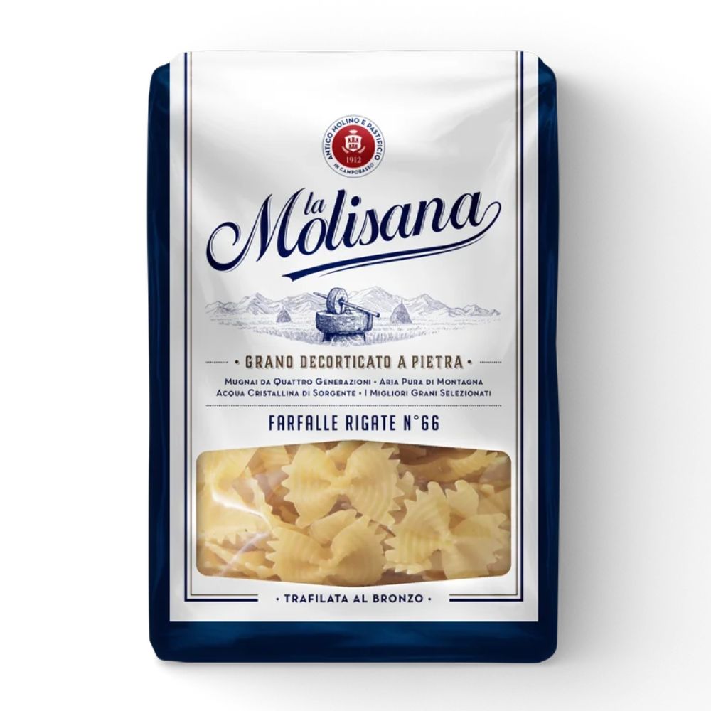 Pasta La Molisana Farfalle Rigate No66 De Sémola 500gr