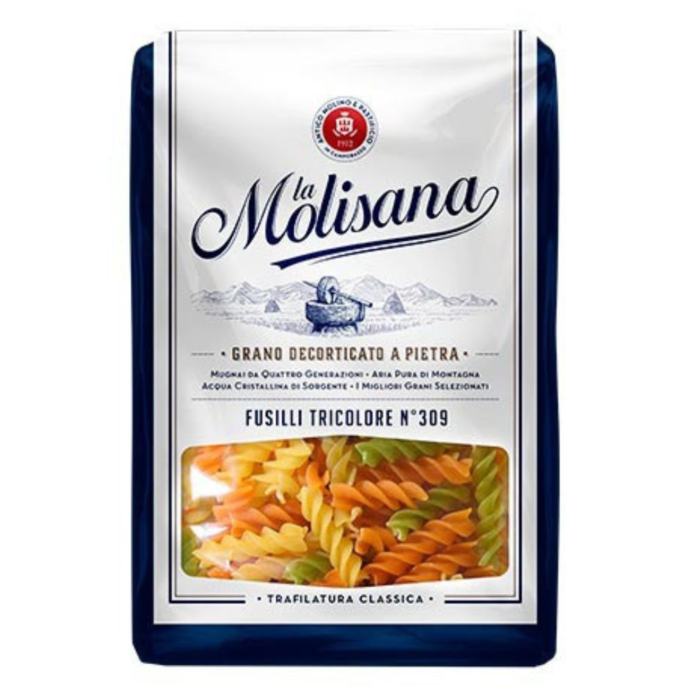 Pasta La Molisana Fusilli Tricolore No 309 De Sémola 500gr