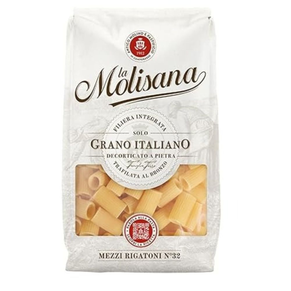 Pasta La Molisana Mezzi Rigatoni No32 De Sémola 500gr