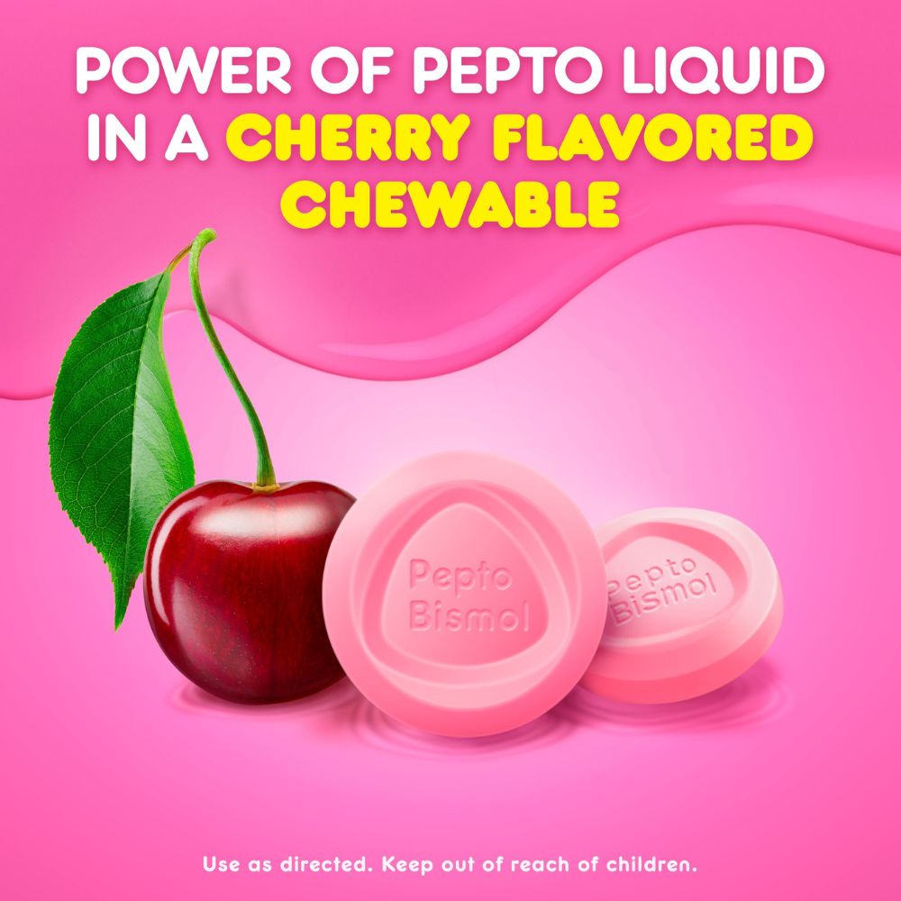 Pepto Bismol Chewables Travel Size 12 und