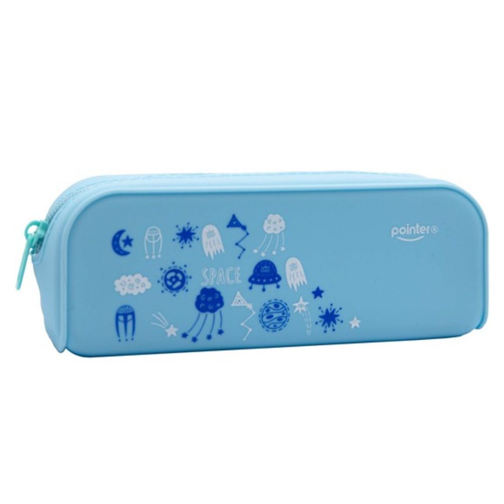 Cartuchera De Silicone Pointer Blue