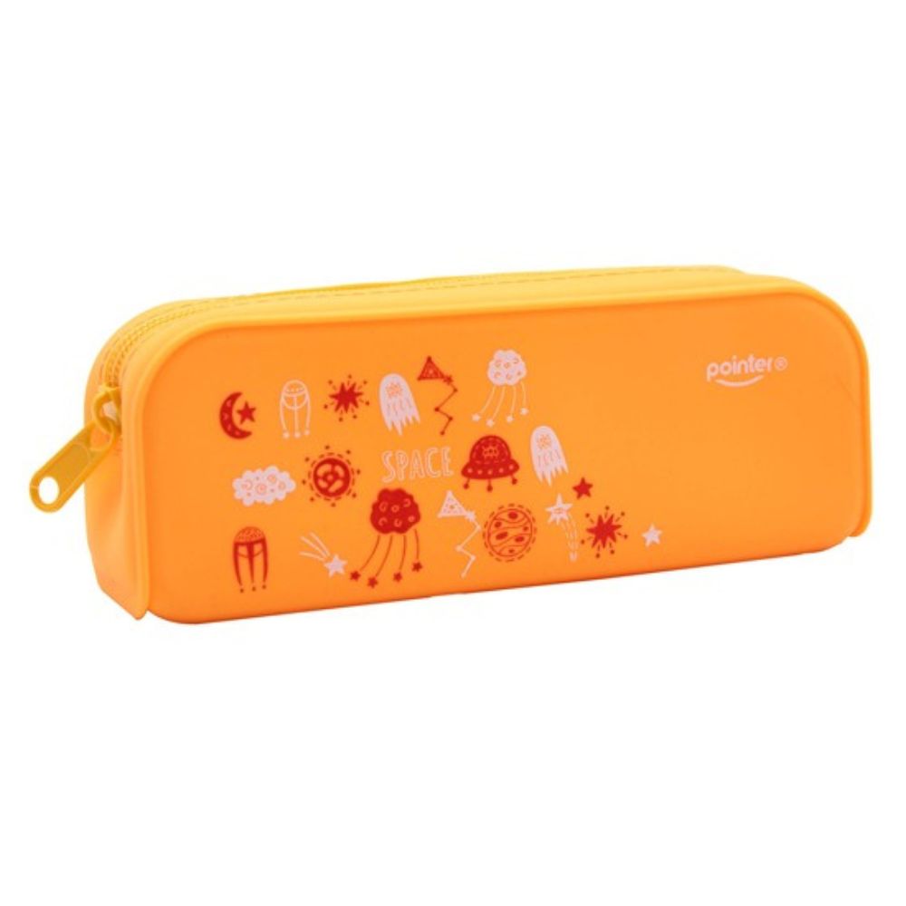 Cartuchera De Silicone Pointer Orange