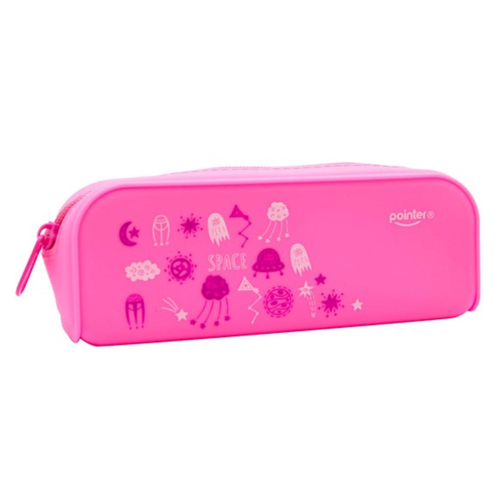 Cartuchera De Silicone Pointer Pink