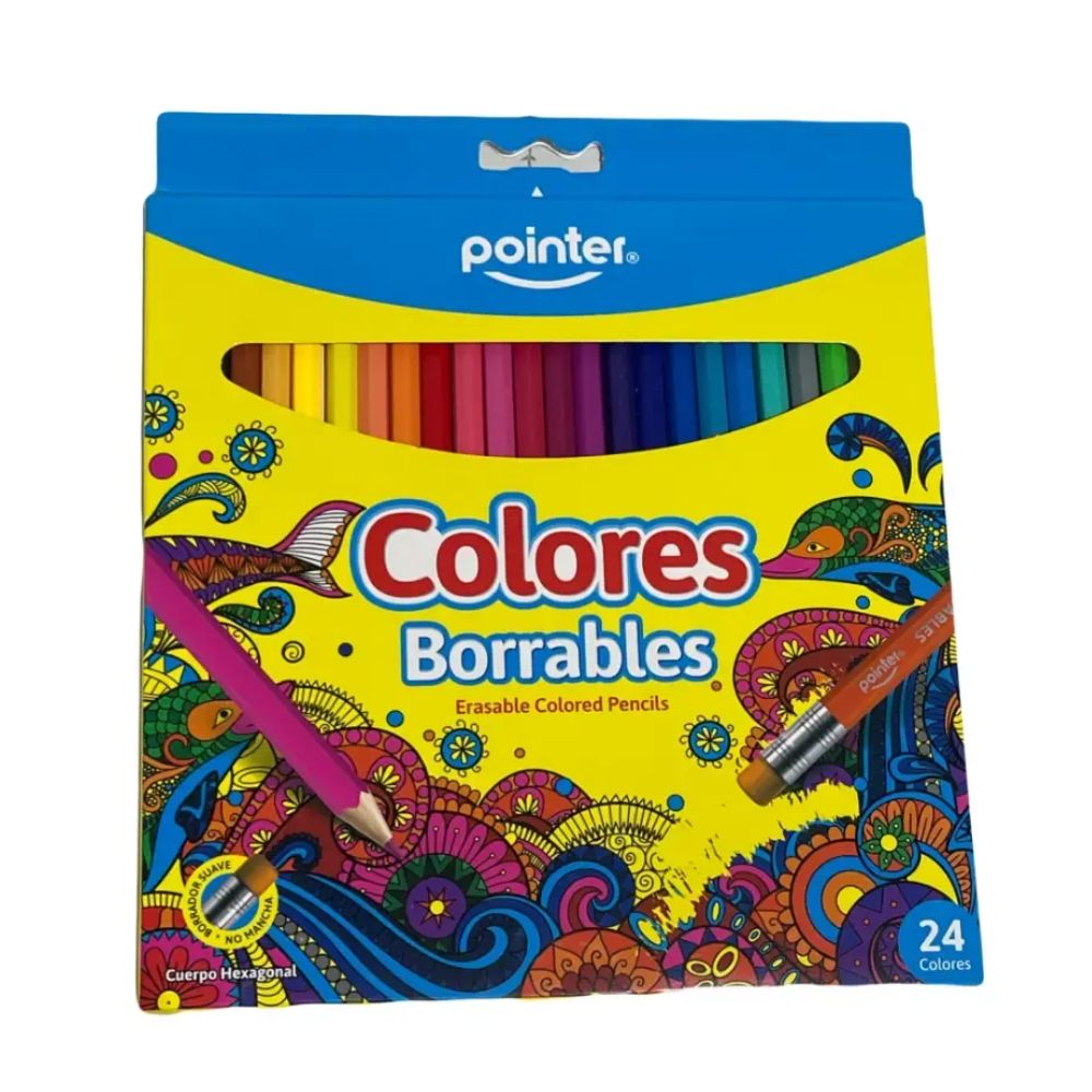 Pointer Colores Borrables 24 Colores