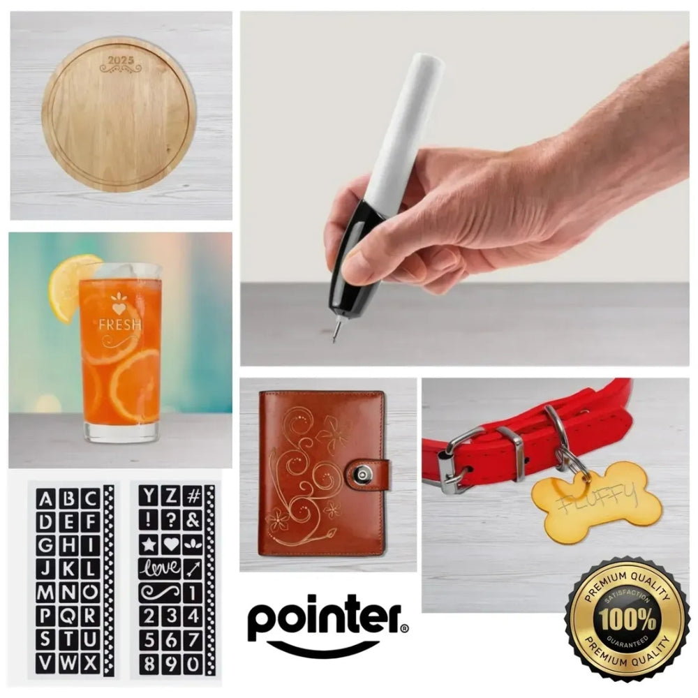 Pointer Pluma De Grabado 3 Puntas