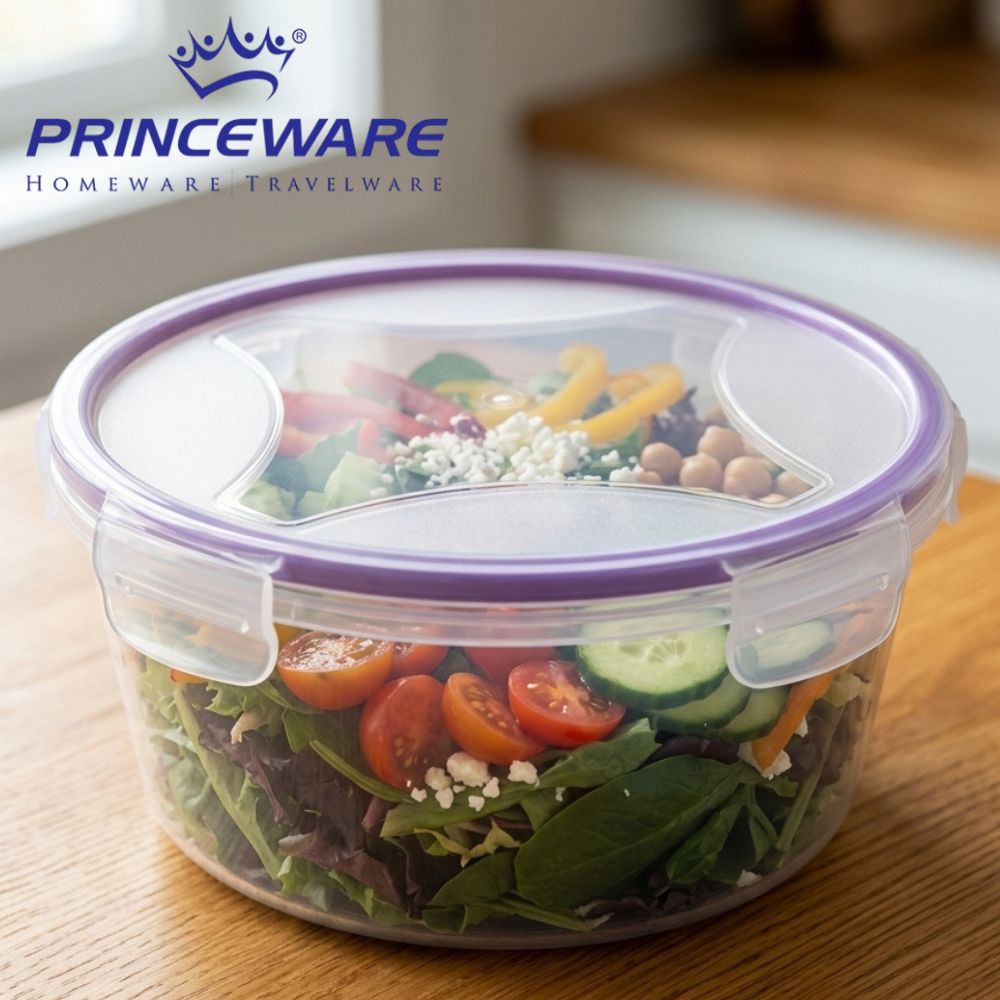 Bolw Con Tapa Hermética Purple Princeware 295ml
