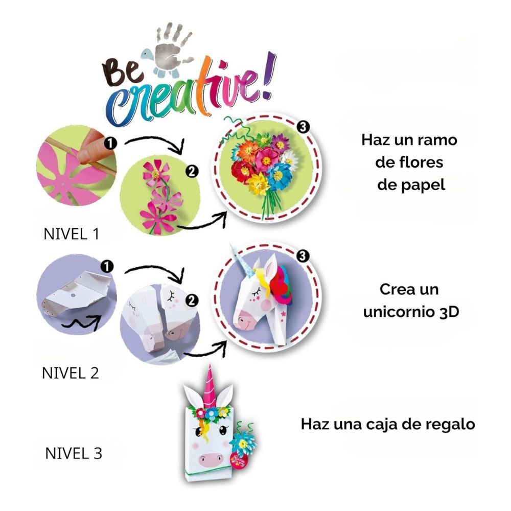 Ravensburger Be Creative Paper Art 2 Creations 6+