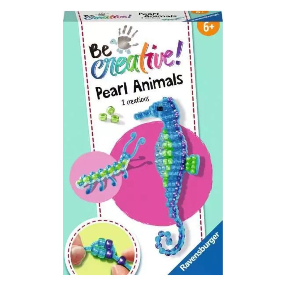 Ravensburger Be Creative Pearl Animals 2 Creations 6+