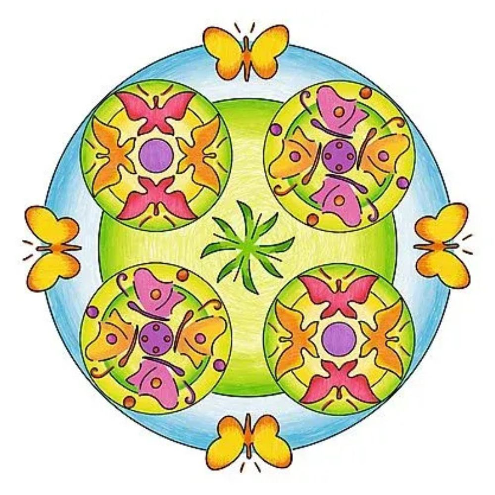 Ravensburger Mandala Designer Flowers & Butterflies 6+