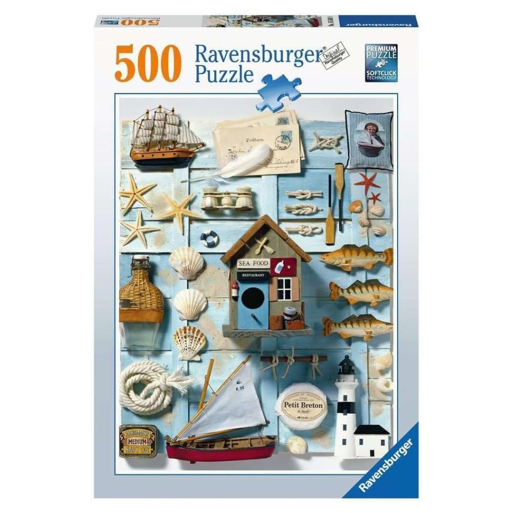 Ravensburger Rompecabezas Maritime Flair 500 Pzas