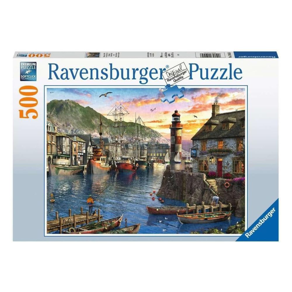 Ravensburger Rompecabezas Sunrise At The Port 500 Pzas