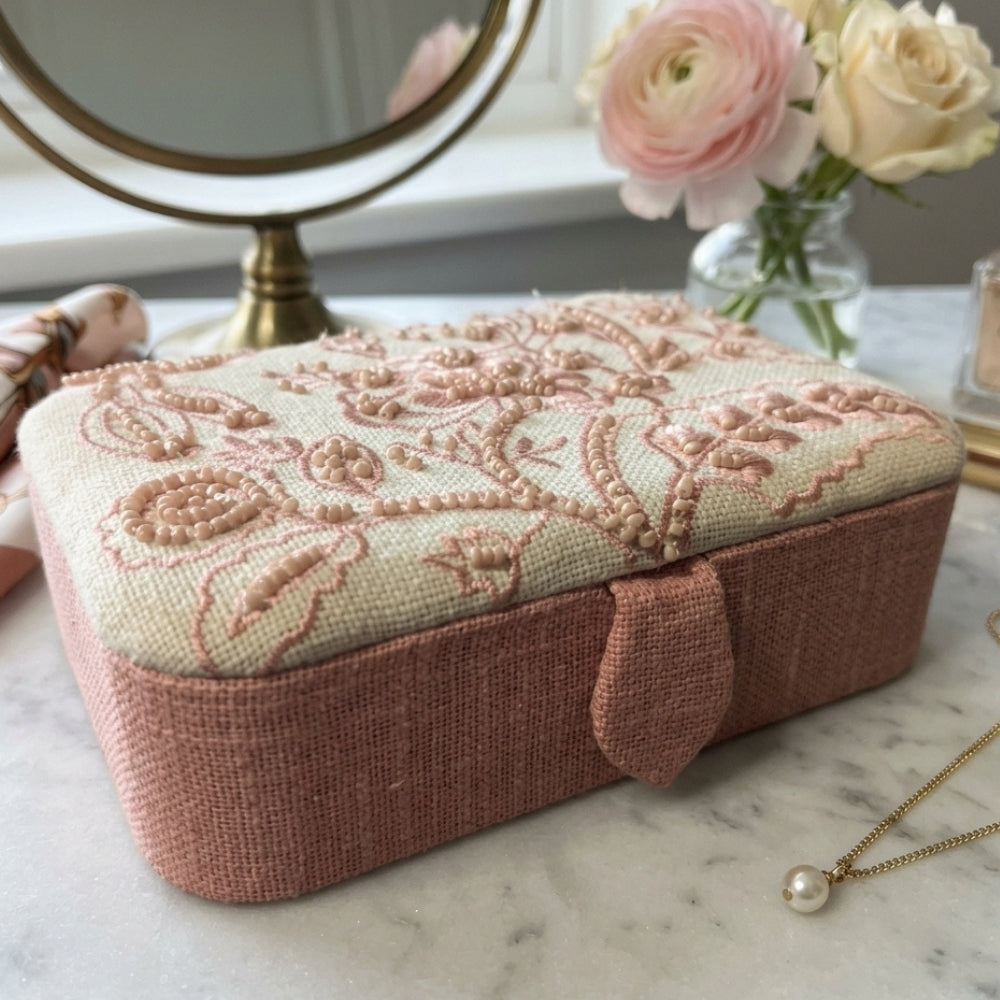 Mini Joyero Jewelry Organizer Pink