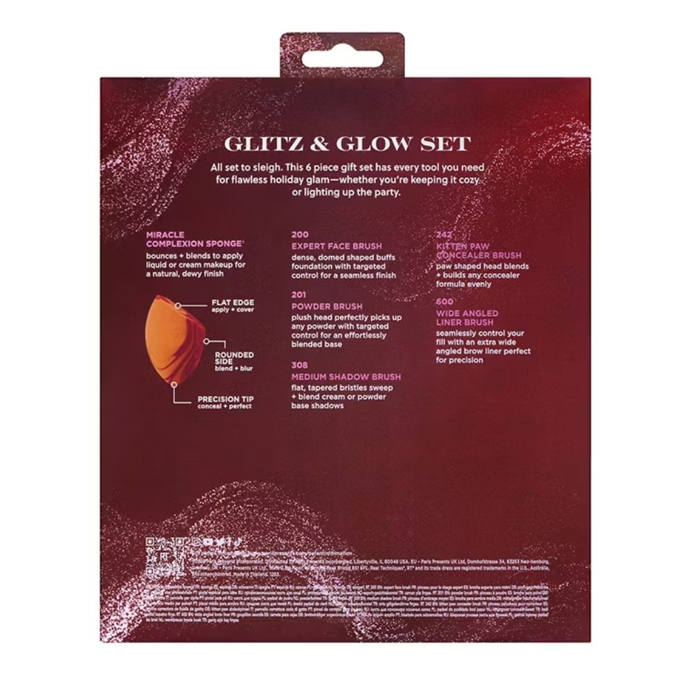 Real Techniques Set Glist & Glow Set 6 Und