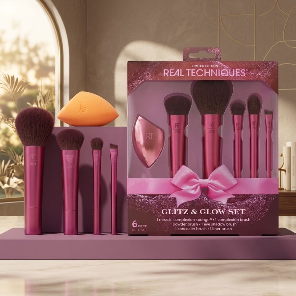 Real Techniques Set Glist & Glow Set 6 Und