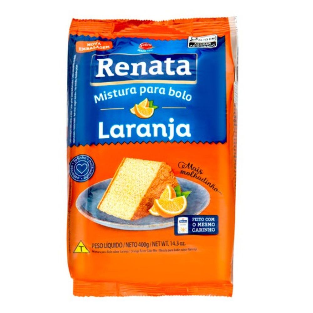 Renata Mezcla Para Torta Sabor Naranja 400gr