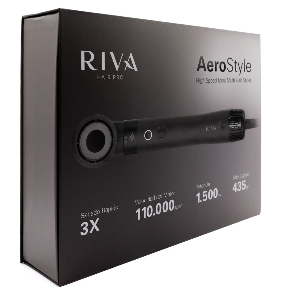 Riva Hair Pro Secador De Aire Iónico Aerostyle Negro
