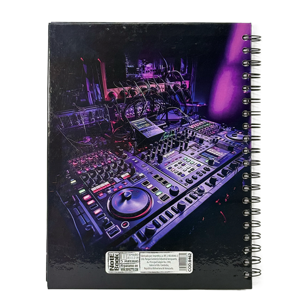 Paramo Notebook Libreta 5 Materias Diseños Surtidos