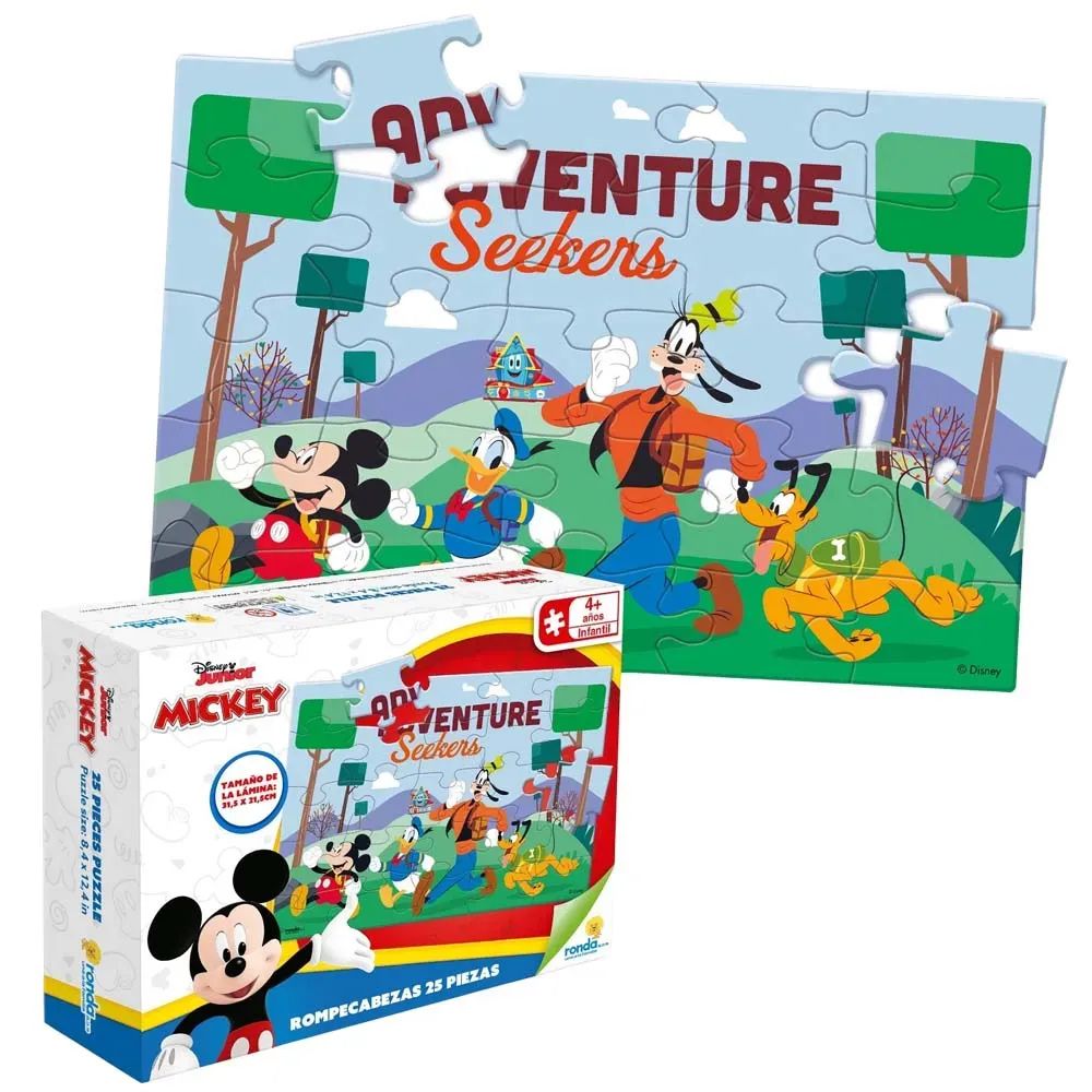 Ronda Rompecabezas Disney Junior Mickey 4+ 25Pzs