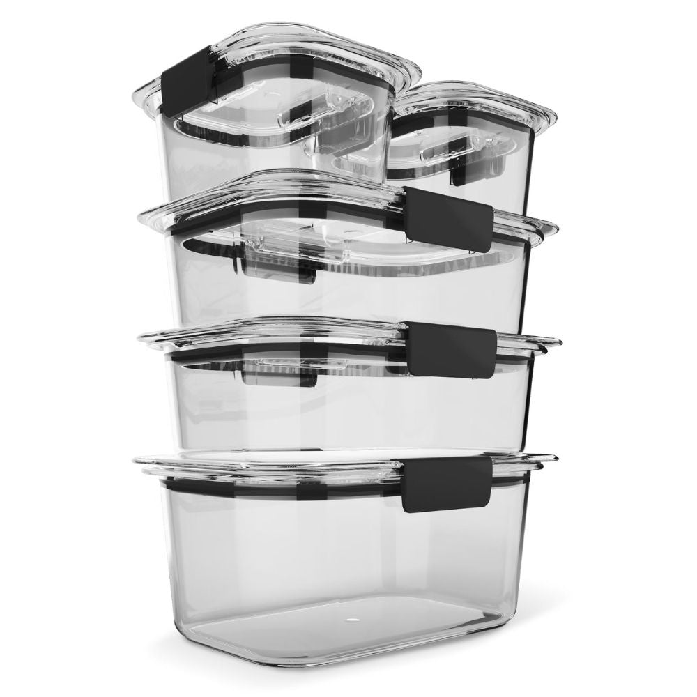 Rubbermaid Brilliance Set de 10 Piezas Con Cierre Hermético