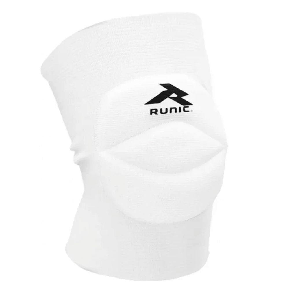 Runic Rodillera Deportiva Básica Volleyball Acolchada White