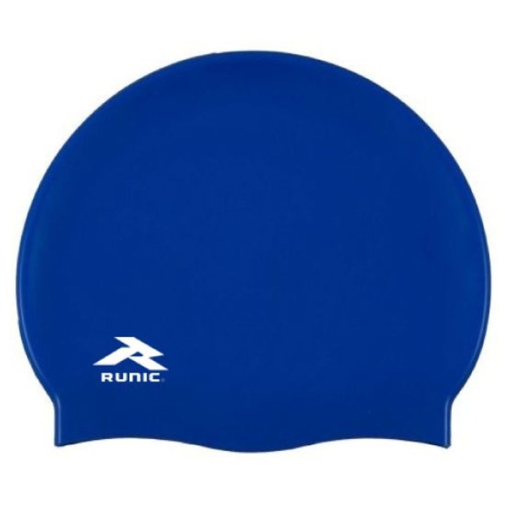 Runic Gorro De Silicone Para Natacion Azul