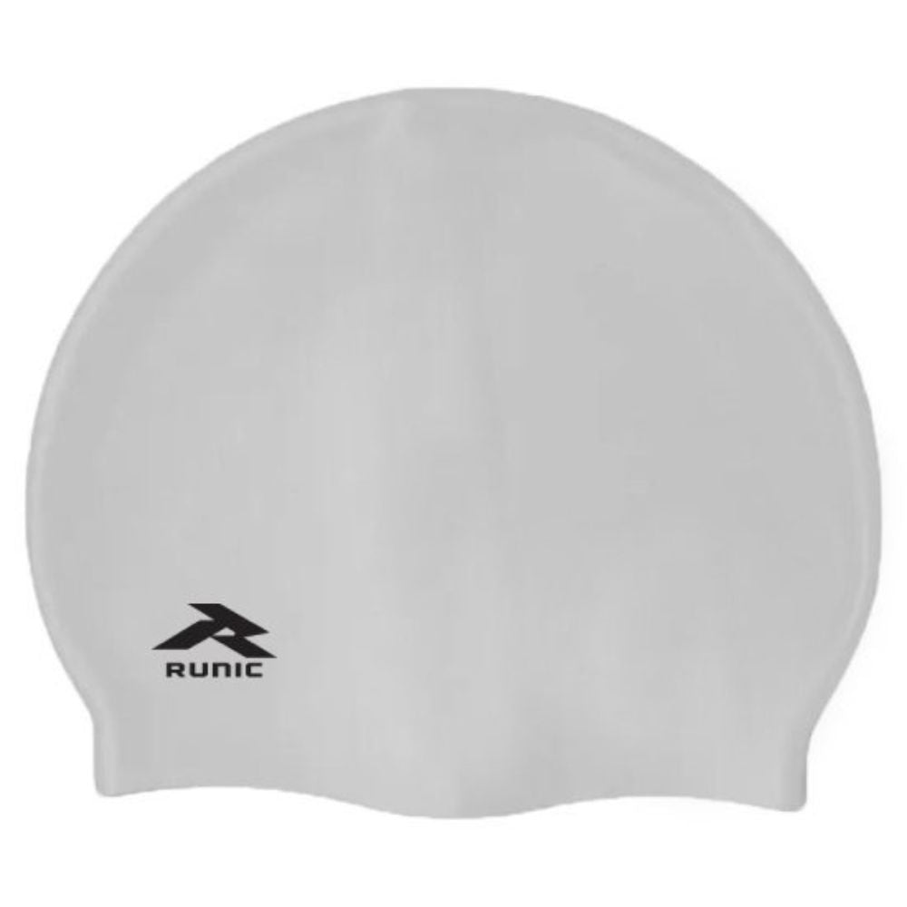 Runic Gorro De Silicone Para Natacion Gris