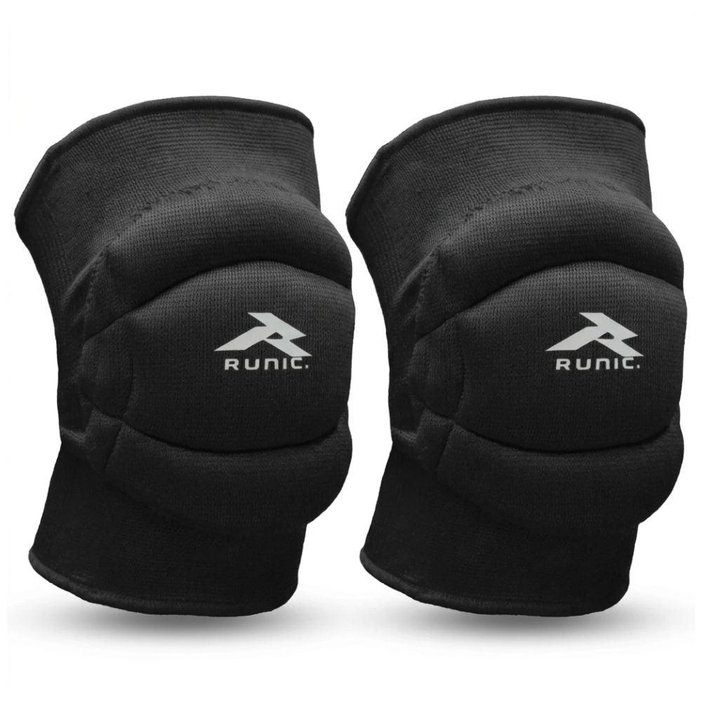 Runic Rodillera Deportiva Básica Volleyball Acolchada Black