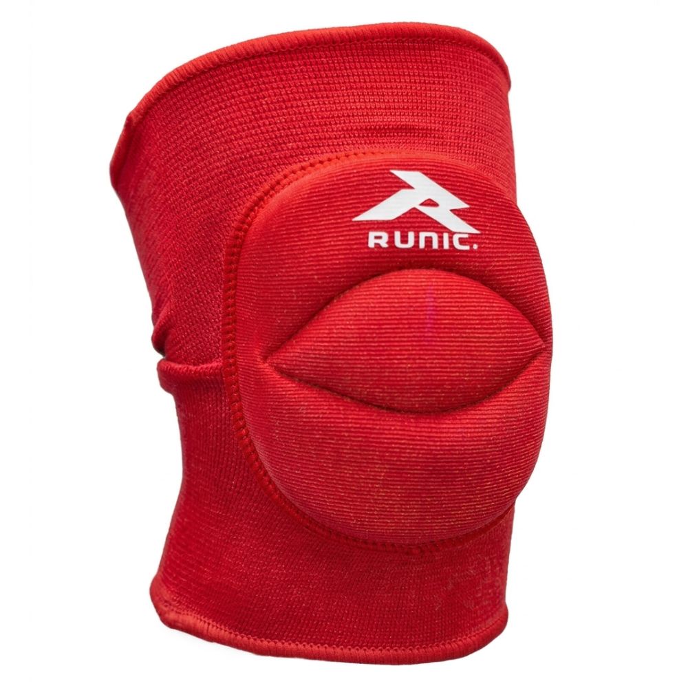 Runic Rodillera Deportiva Básica Volleyball Acolchada Red