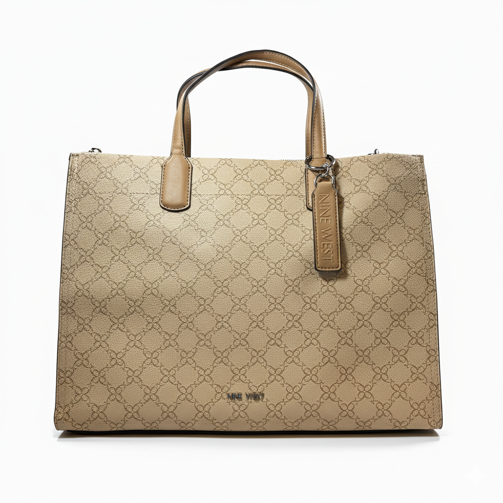 Nine West Cartera Sariah Light Khaki Logo