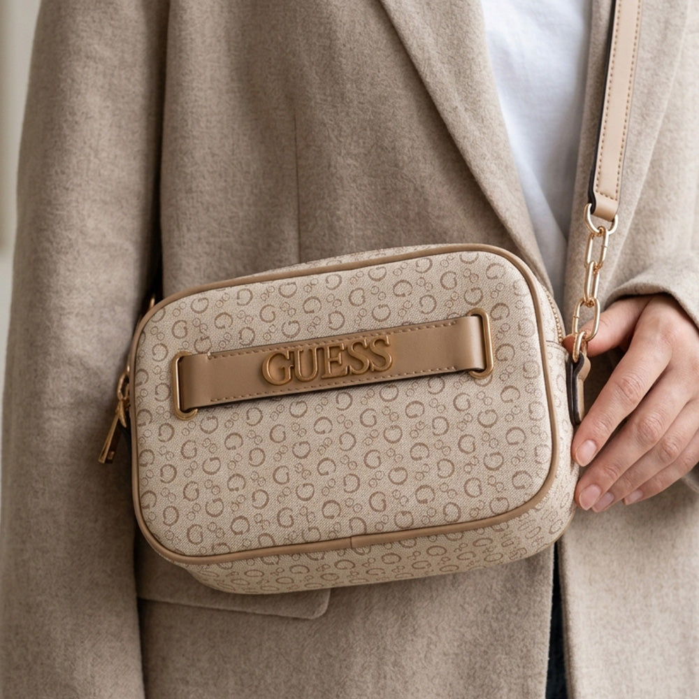 Guess Cartera Danica Mini Khaki