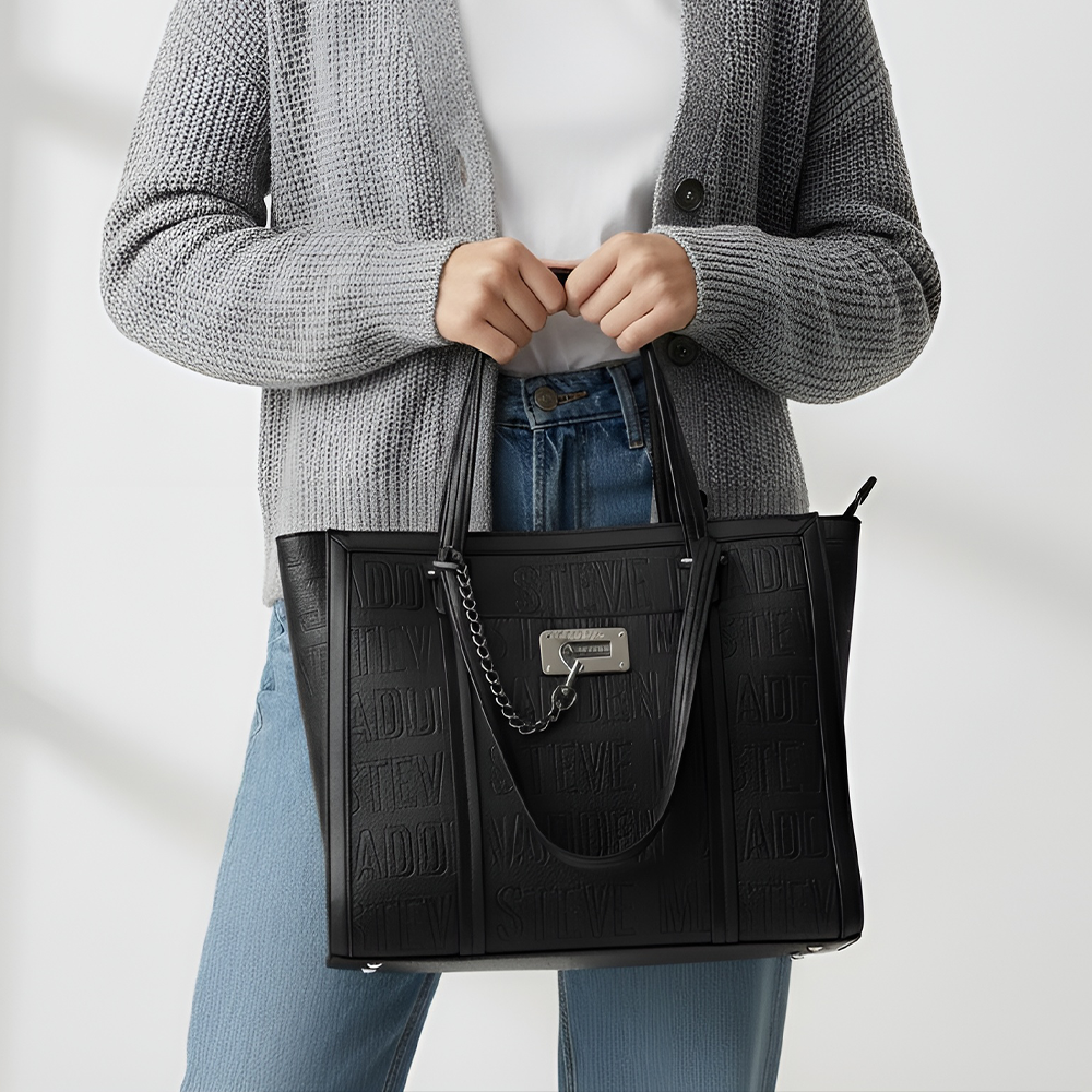 Steve Madden Cartera Tote Black BJovi