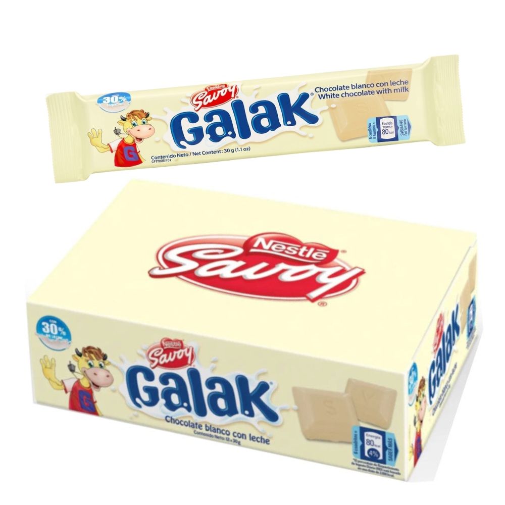 Galak Chocolates Blanco Caja De 12und