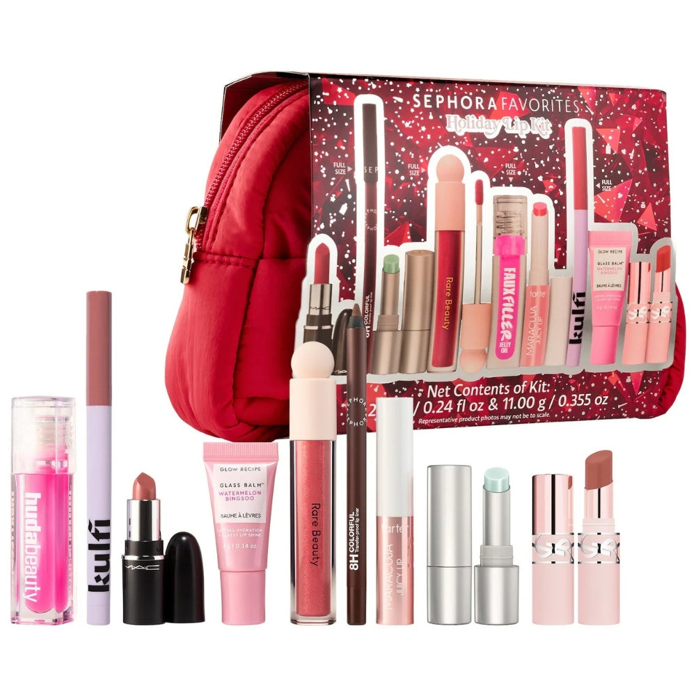 Sephora Favorites Holiday Lip Kit 9 Productos