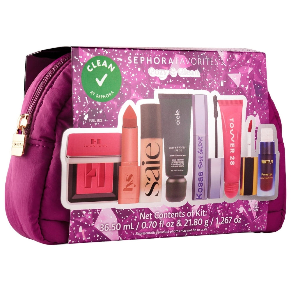 Sephora Set 7 Productos Favorites Cozy & Clean