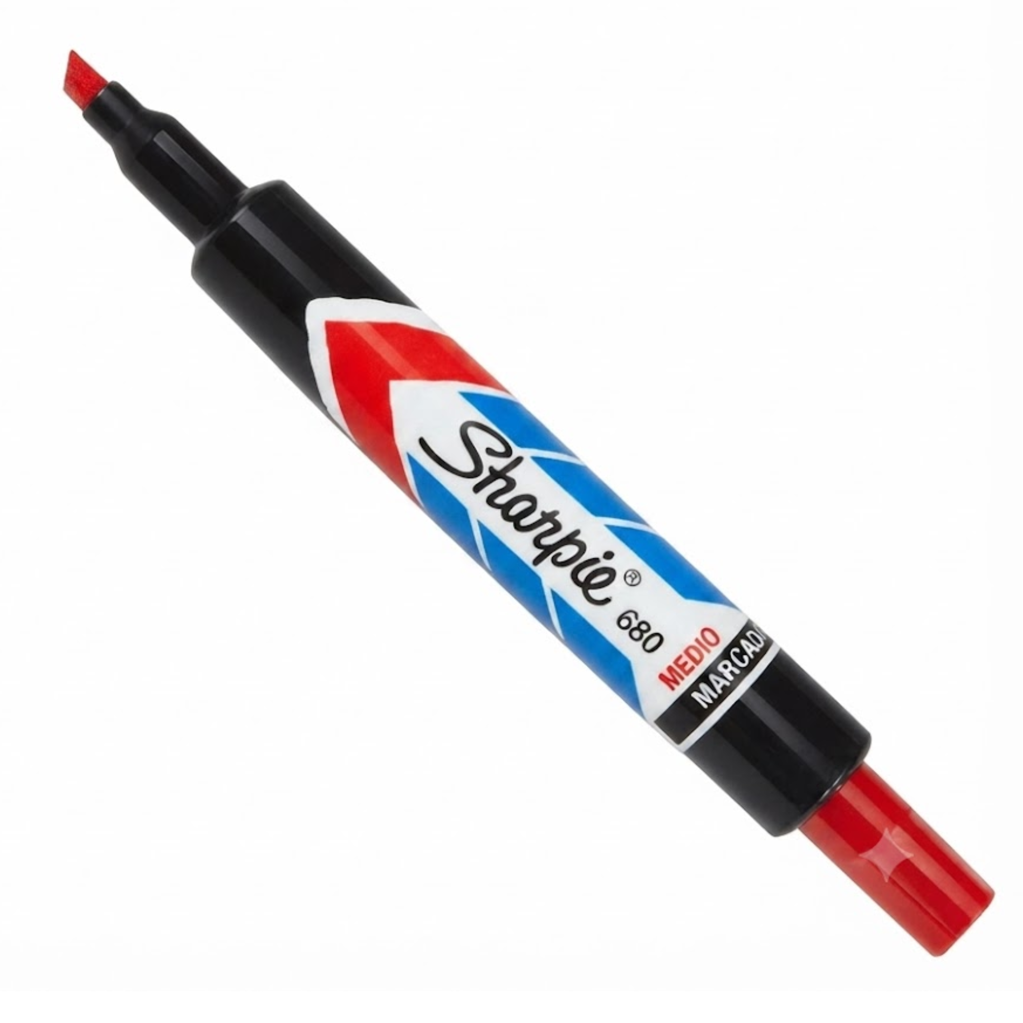 Sharpie Marcador Permanente 680 Rojo Punta Gruesa 1und