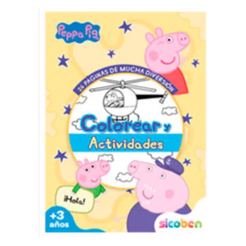 Libro De Actividades Y Colores Para Niños De Peppa Pig
