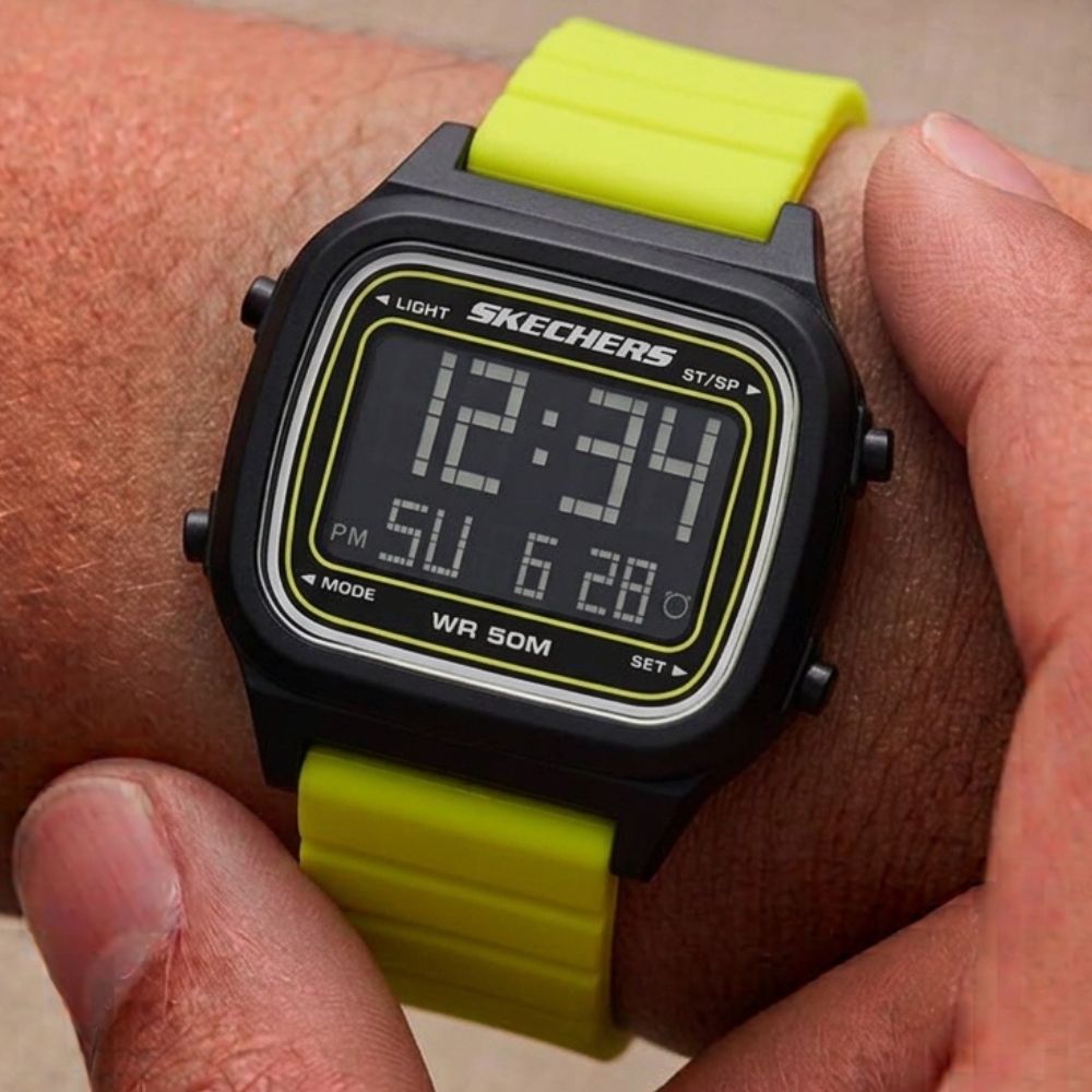 Skechers Reloj Para Caballeros Slip-ins Fiske Yellow