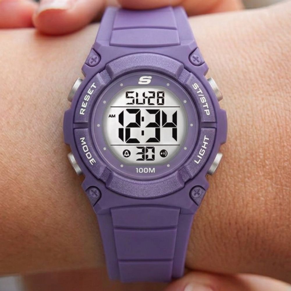 Skechers Reloj Rosita Digital Para Damas Purple