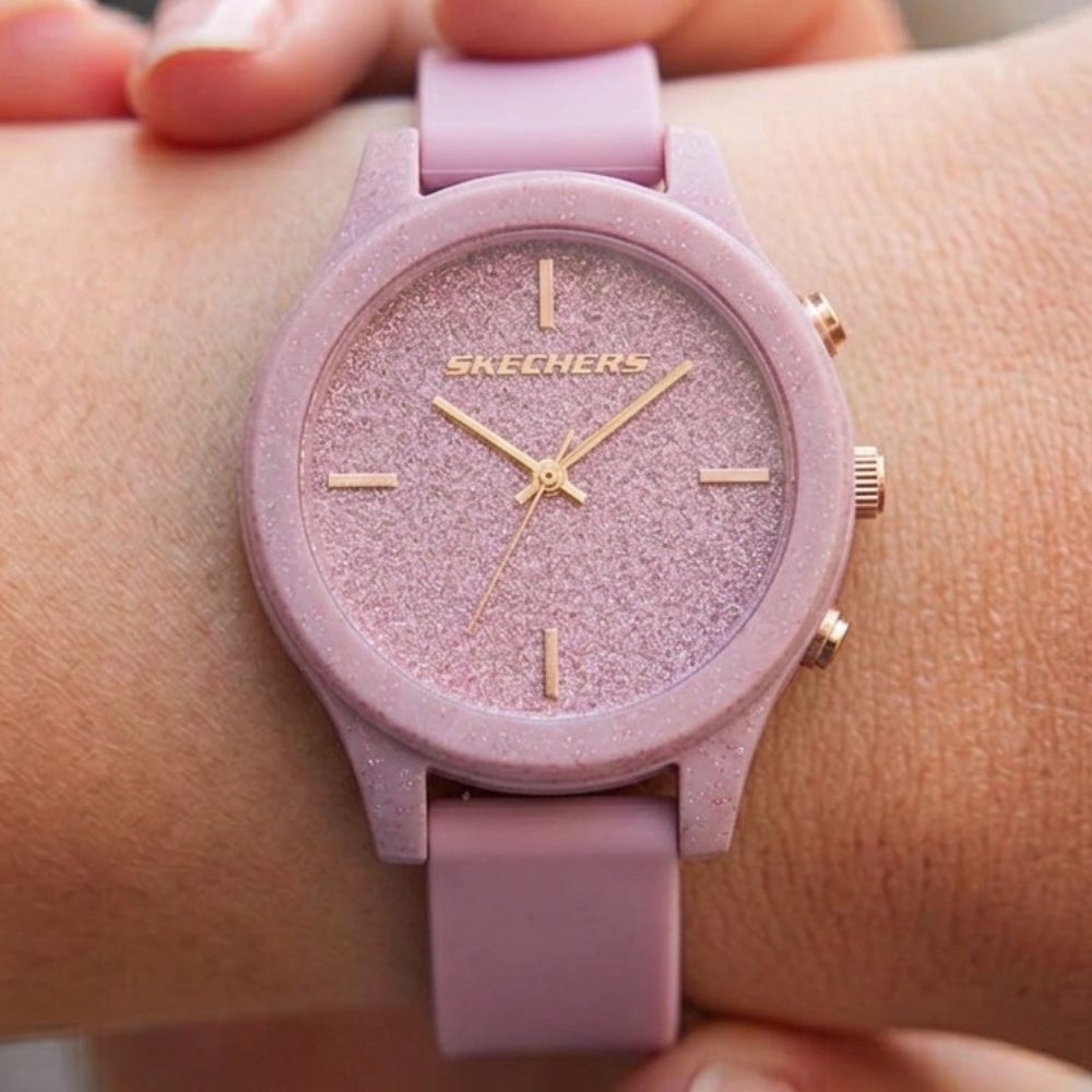 Skechers Reloj Carmelina Para Damas Rosa