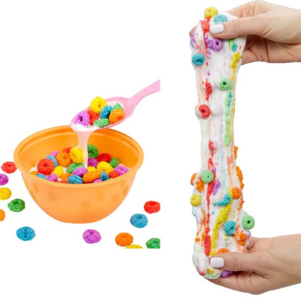Slime Life Bowl Of Fruity Cereal Glossy Milk Crunchy Cereal