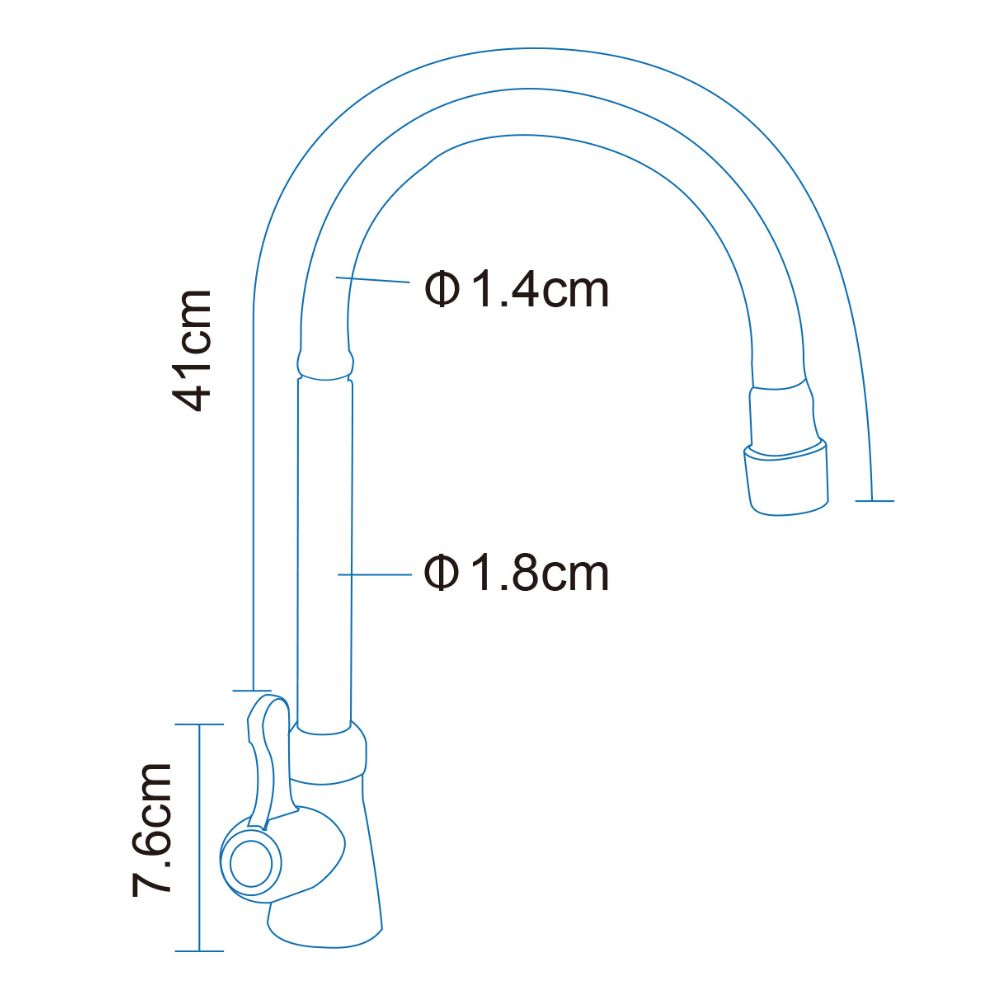Solvex Basic Llave Cromada Individual De Zinc Para Fregadero