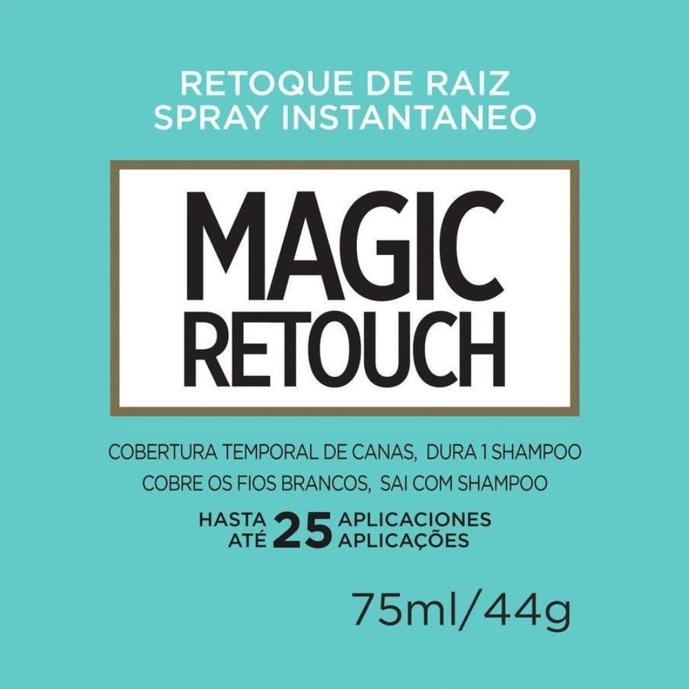 Spray Cubre Canas Loreal Magic Retouch Negro 75 ml