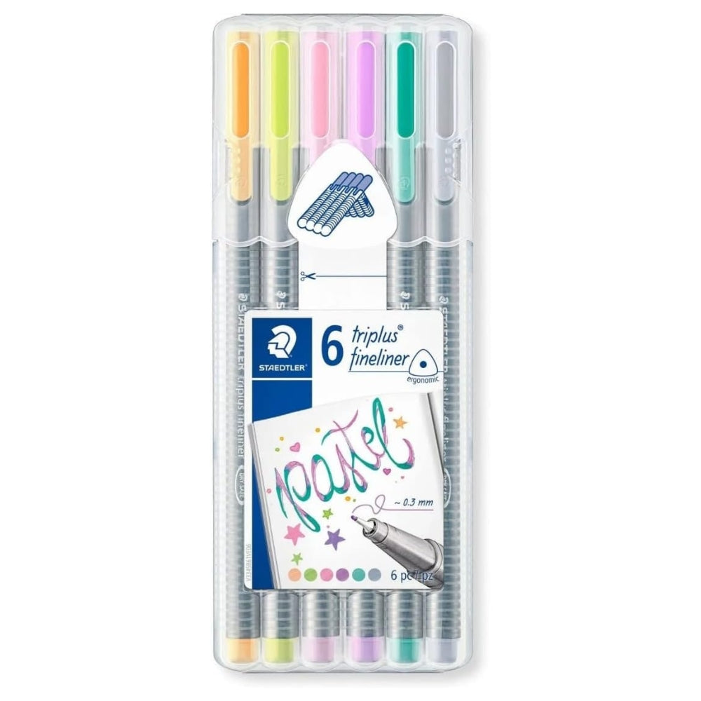 Staedtler Resaltadores De Punta Fina 0.3mm Colores Pastel 6Und
