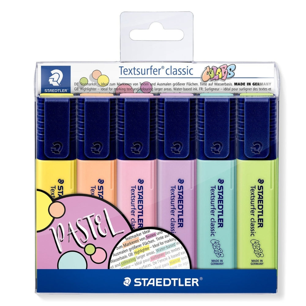 Staedtler Resaltadores De Colores Pastel 6Und