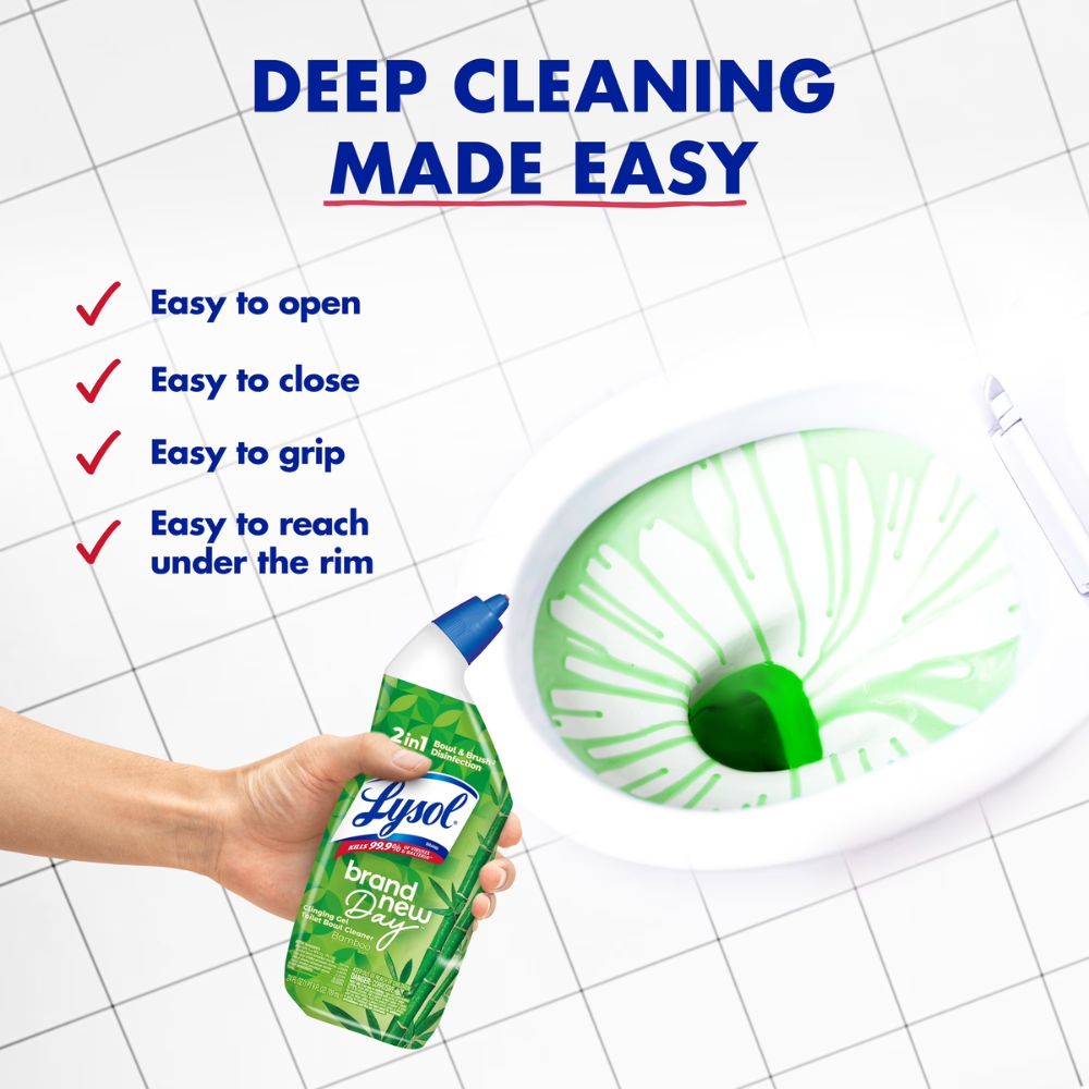 Lysol Gel Toilet Bowl Cleaner Bamboo 709ml