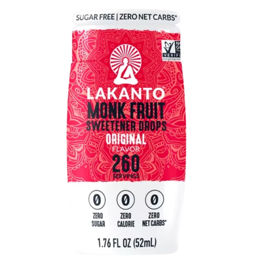 Lakanto Monk Fruit Sweetener Drops Original Flavor 52 ml
